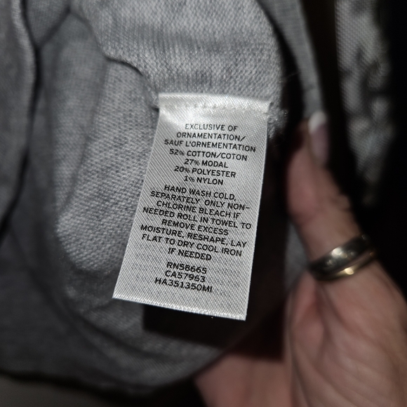 Halogen Light Gray Knit Sweater - Picture 7 of 8